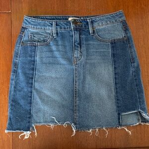 Unpublished Chic Blue Denim Mini Skirt size 28